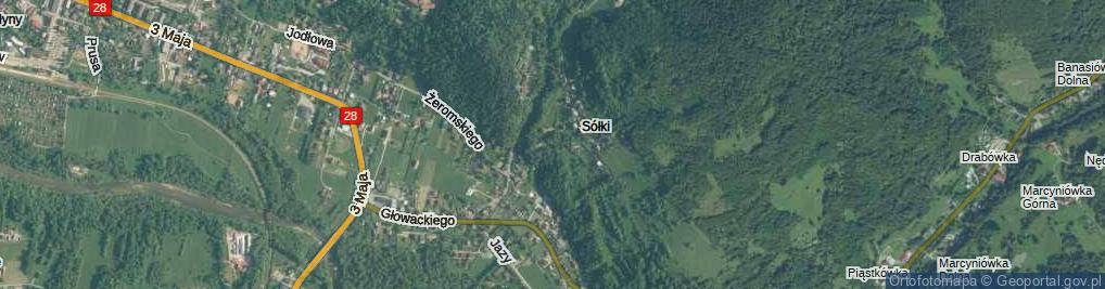Zdjęcie satelitarne Osiedle Sołki os.